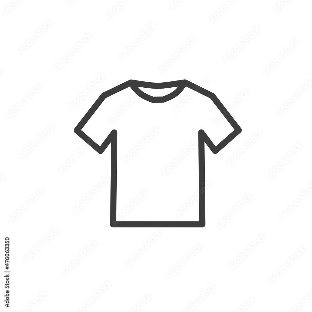 T-shirt icon, Sign design. data vector graphics on a white background. T-shirt icon, Sign design. data vector graphics on a white background.