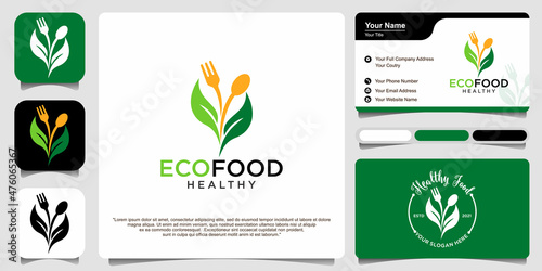 Healthy Food Logo Template