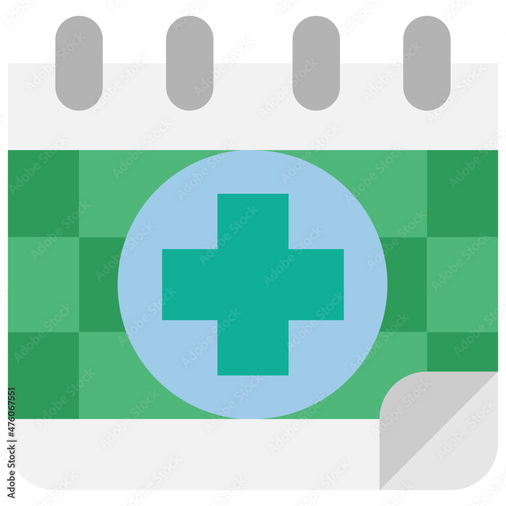 Obraz premium appointment flat icon