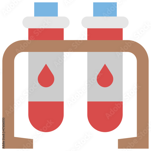 blood test flat icon