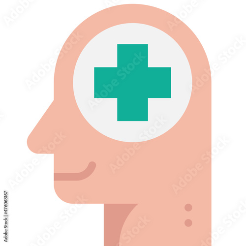 mental health flat icon