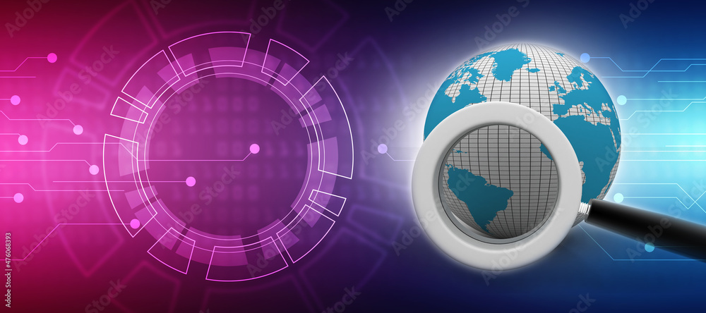 search globe 3d illustration concept
search globe 3d illustration concept