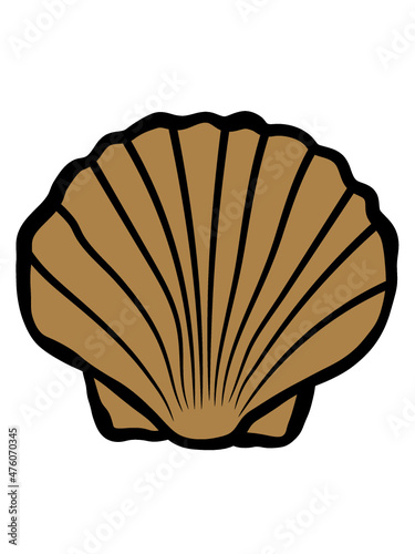 Braune Muschel Logo 
