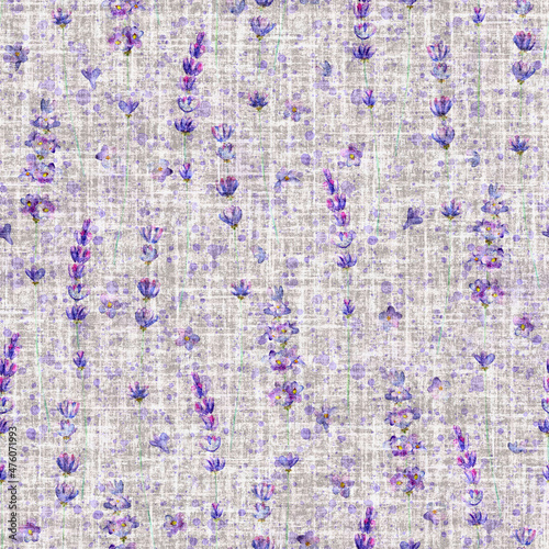 Lavender flowers and purple...