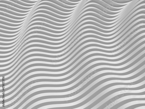 Abstract background in the form of white and gray waves