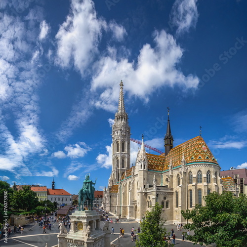 Photography Church of St. Matthias in Budapest, Hungary