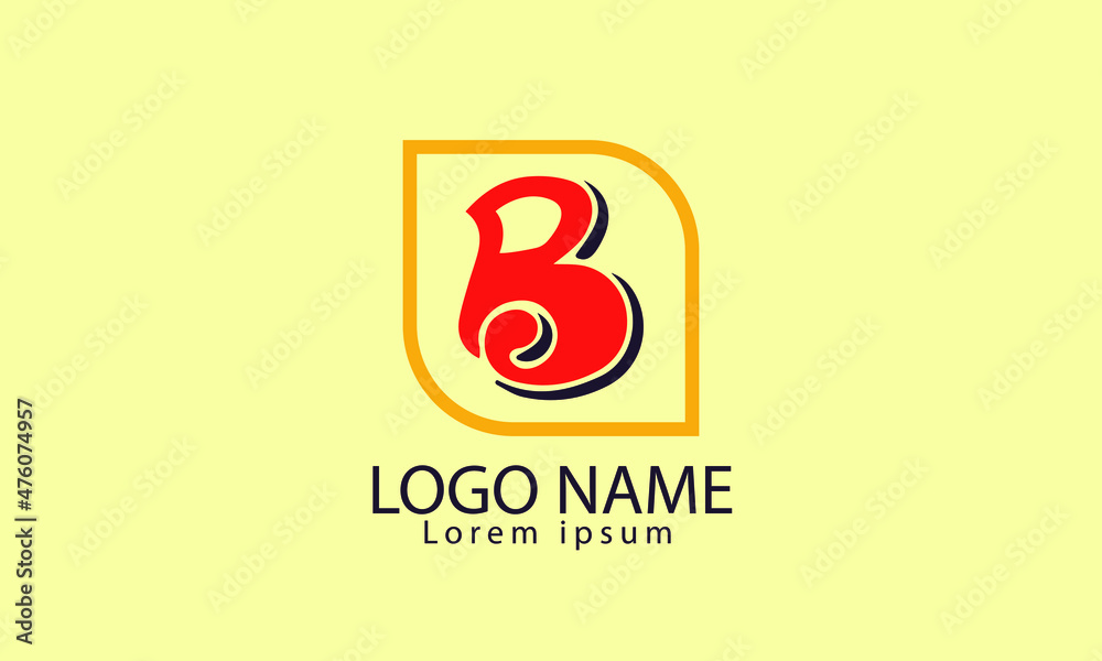 Obraz premium B LETTER LOGO