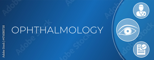 Ophthalmology Banner Illustration Background