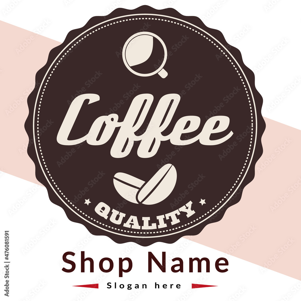 Best Coffee Shop Logo Design Template Vector Abstract Coffee Logo For Branding a Coffee Shop Best Coffee Shop Logo Design Template Vector Abstract Coffee Logo For Branding a Coffee Shop