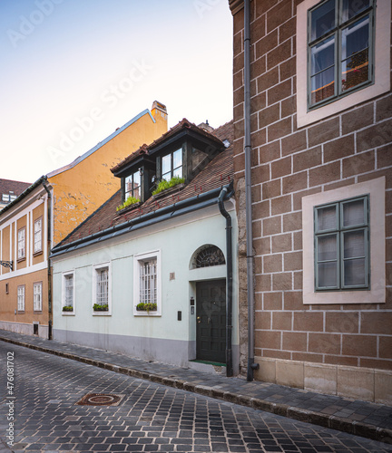Nice medieval houses in the...