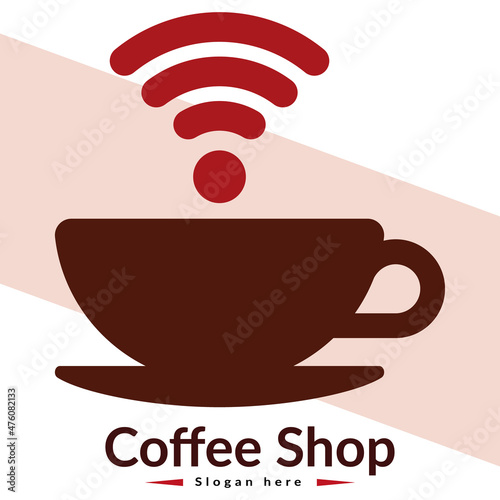 Best Coffee Shop Logo Design Template Vector Abstract Coffee Logo For Branding a Coffee Shop