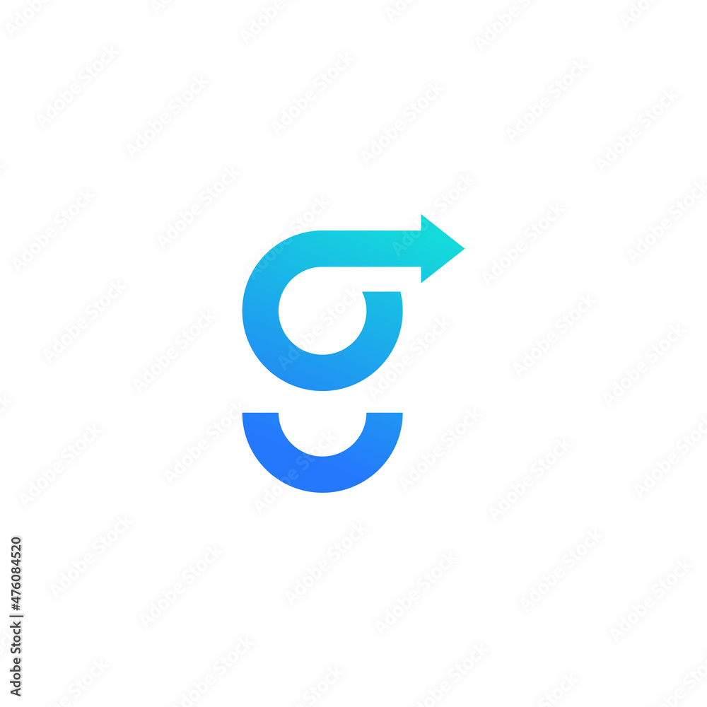 typography of GO with arrow sign on letter G ready to use. letter g with arrow logo design typography of GO with arrow sign on letter G ready to use. letter g with arrow logo design