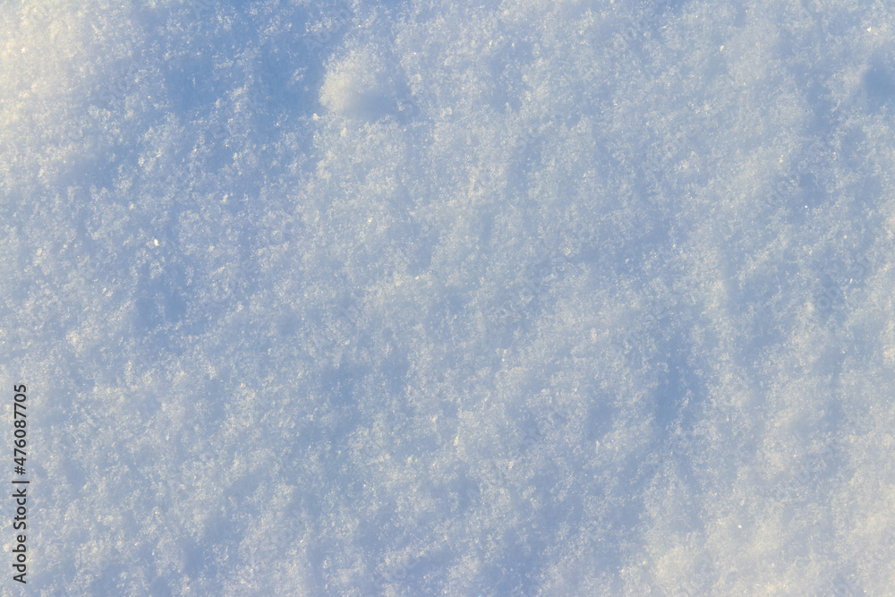 Obraz premium Texture of the white snow. Winter background