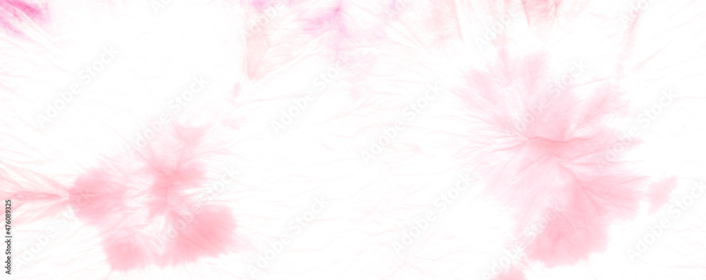 Obraz premium Peach Watercolor Batik Repeat. Tiedye Bleach