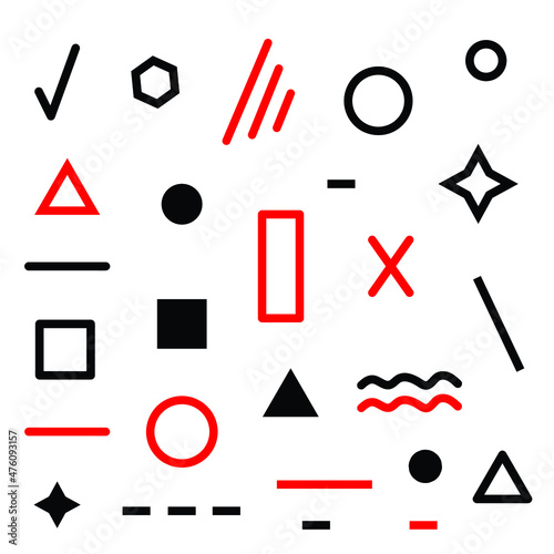 Free Download Background With Abstract Geometric Shapes Vector - GFXLoad