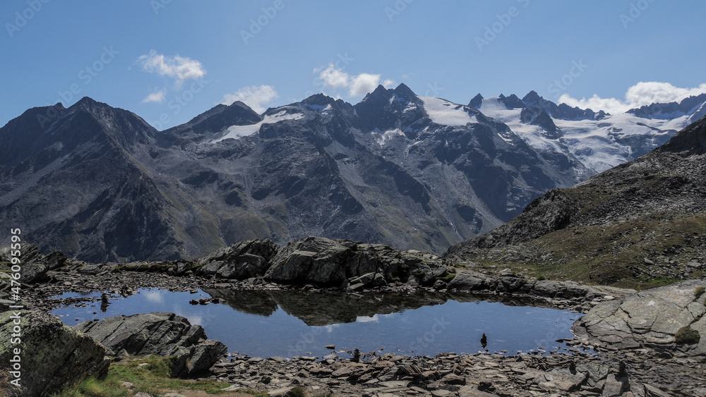 The Gran Paradiso National Park is to the south-west of the Valle dAosta region of north-west Italy. 
