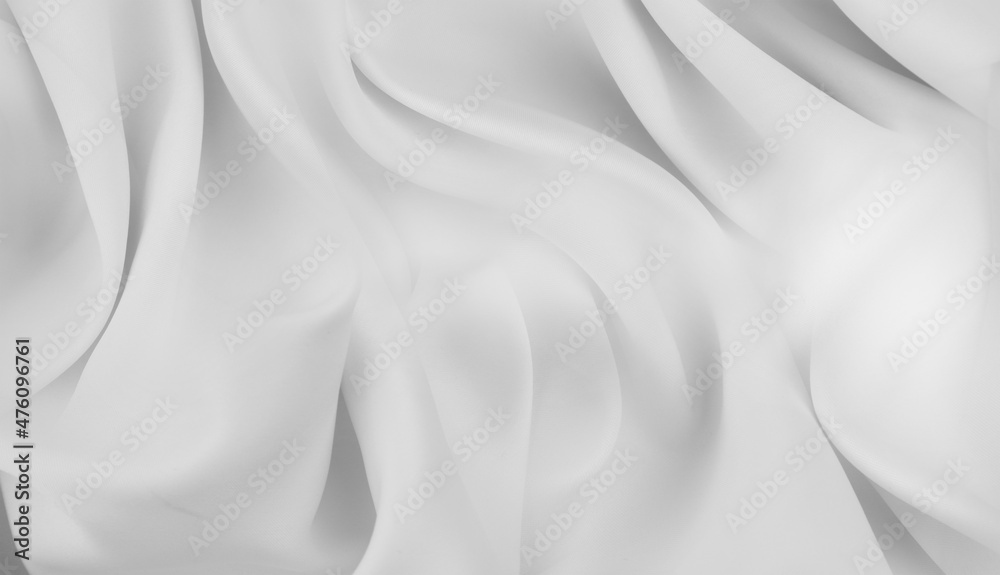 White silk fabric lines White silk fabric lines