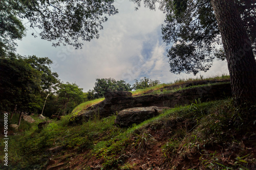 Mount of rocks and nature 
