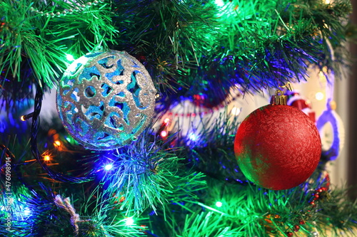 Bombki choinkowe. Dekoracja świąteczna. Christmas balls. Christmas decoration.