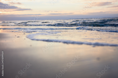 Sun reflection on the waves