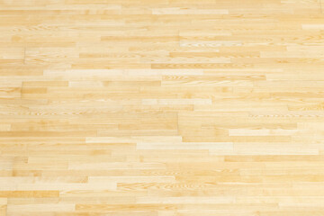 Wooden floor futsal, handball, volleyball, basketball, badminton court. Grunge wood pattern texture background, wooden parquet background texture