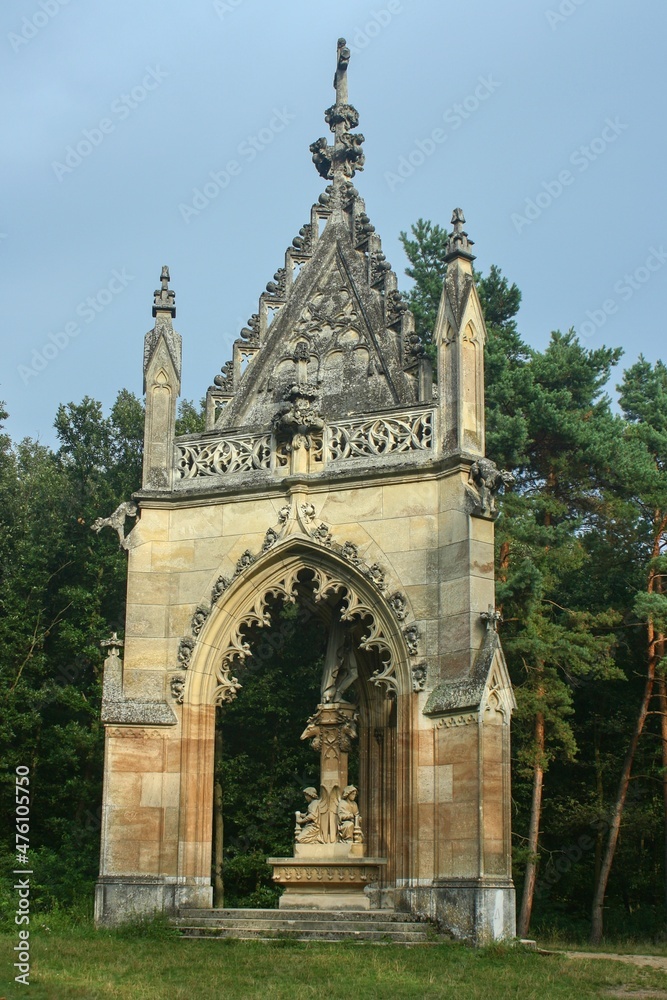 Chapel of St. Hubert in Lednice-Valtice UNESCO Area in the Czech Republic