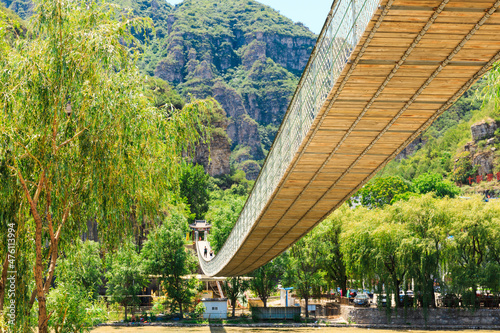 Beijing mountain bairui valley and gushan valley photo