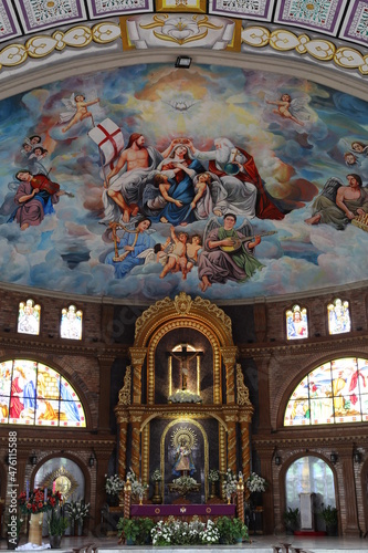 Obraz na płótnie Kirche Our Lady of Pillar in Cauayan City, Provinz Isabela, Philippinen w salonie