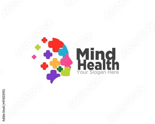 spread cross health logo designs for medical and consulting health logo