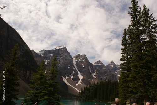 Snowy mountain at Banff National Park, British Columbia