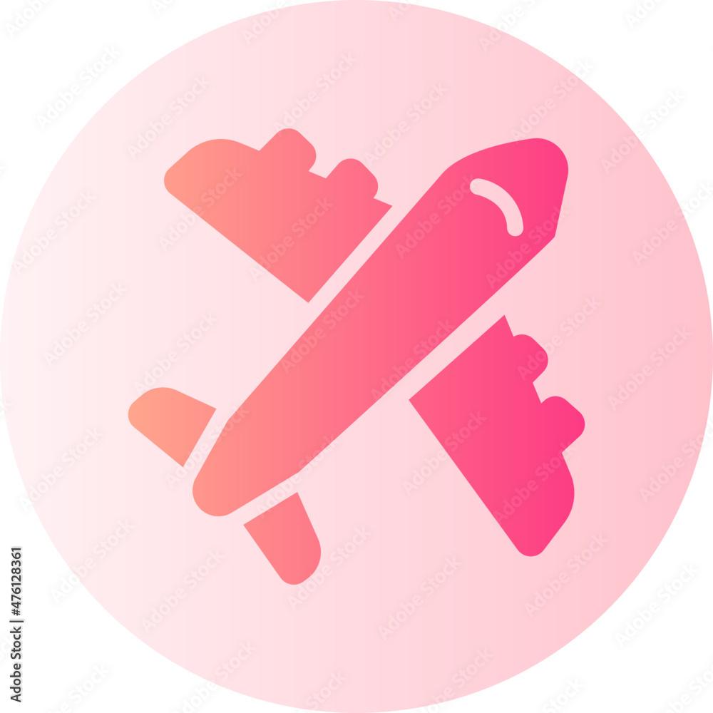 air mail gradient icon air mail gradient icon