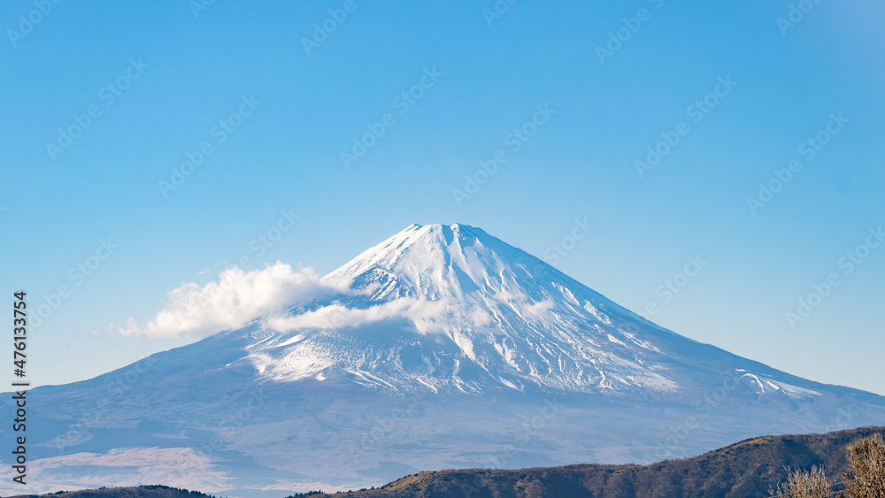 12月晴天の富士山