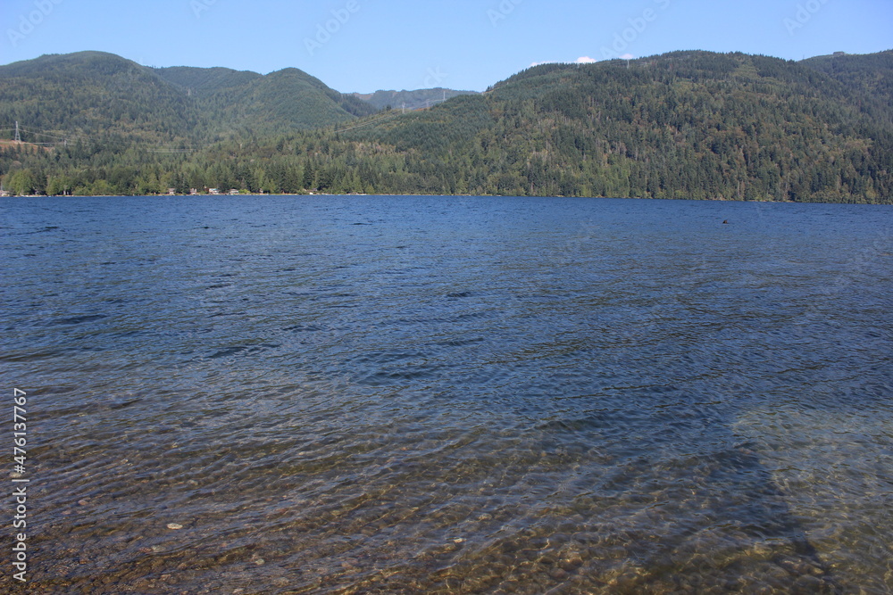 A view of Lake Whatcom from Sudden Valley