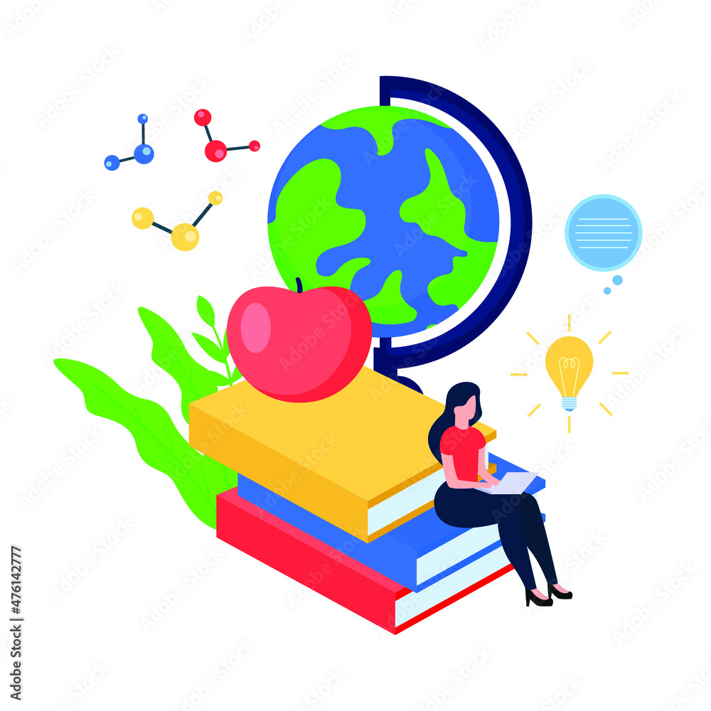 World science day background design template World science day background design template