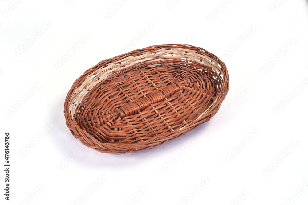 Fototapeta premium wicker basket isolated
