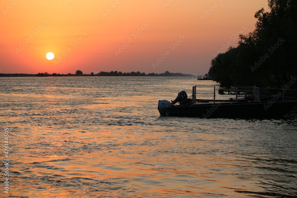 sunset over the river
Danube delta sunset 