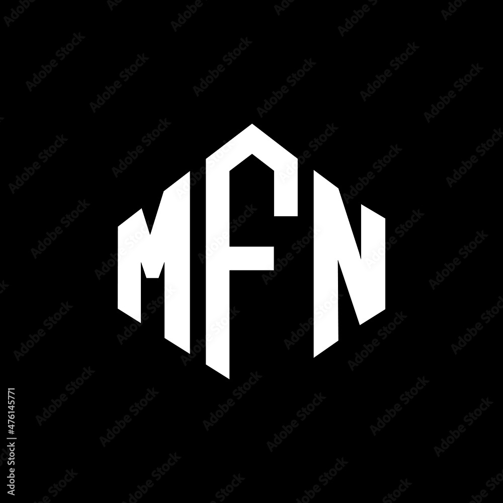 MFN letter logo design with polygon shape. MFN polygon and cube shape logo design. MFN hexagon vector logo template white and black colors. MFN monogram, business and real estate logo. MFN letter logo design with polygon shape. MFN polygon and cube shape logo design. MFN hexagon vector logo template white and black colors. MFN monogram, business and real estate logo.