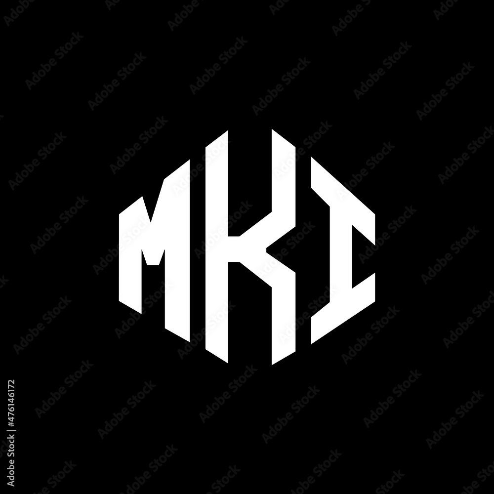 MKI letter logo design with polygon shape. MKI polygon and cube shape logo design. MKI hexagon vector logo template white and black colors. MKI monogram, business and real estate logo. MKI letter logo design with polygon shape. MKI polygon and cube shape logo design. MKI hexagon vector logo template white and black colors. MKI monogram, business and real estate logo.