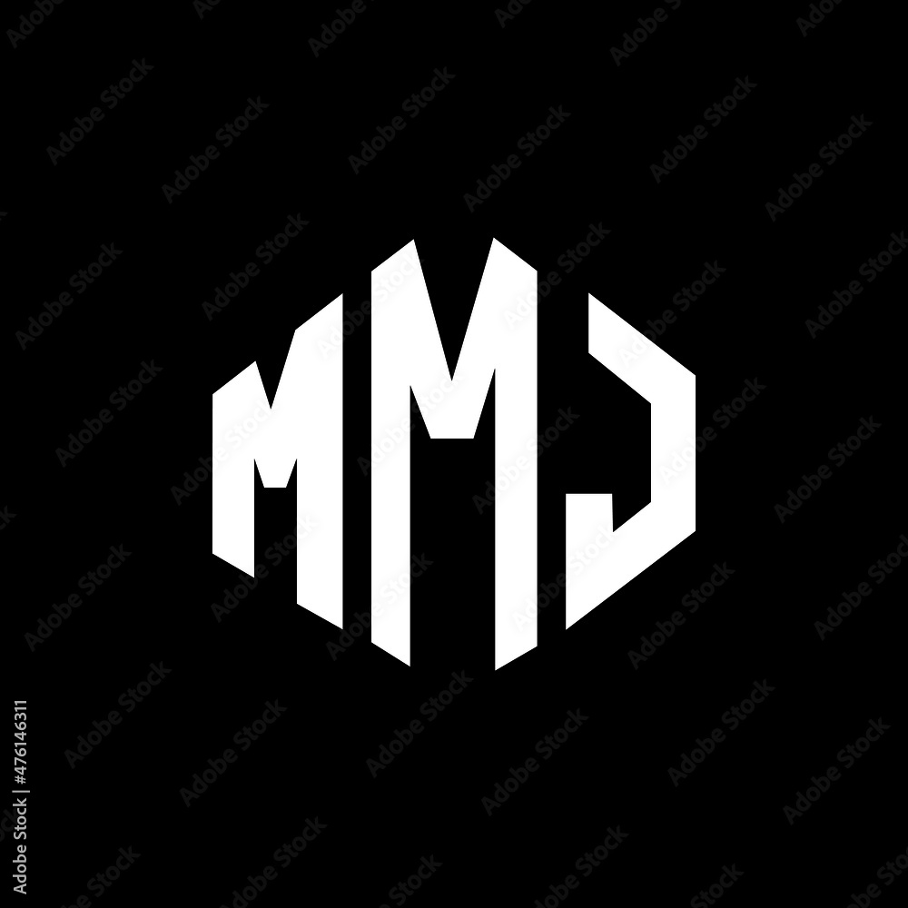 MMJ letter logo design with polygon shape. MMJ polygon and cube shape logo design. MMJ hexagon vector logo template white and black colors. MMJ monogram, business and real estate logo. MMJ letter logo design with polygon shape. MMJ polygon and cube shape logo design. MMJ hexagon vector logo template white and black colors. MMJ monogram, business and real estate logo.