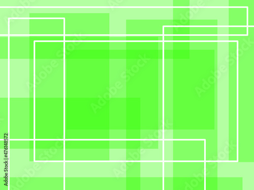 green background of geometric squares. vector illustration