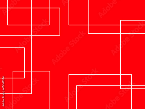 red background of geometric squares. vector illustration