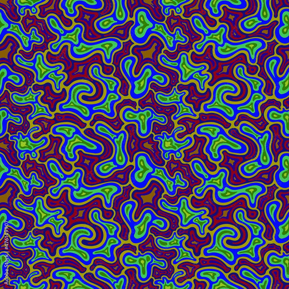 Vector seamless pattern. An ornament with an abstract background. Design print for textile, fabric, wallpaper, background. Vector seamless pattern. An ornament with an abstract background. Design print for textile, fabric, wallpaper, background.