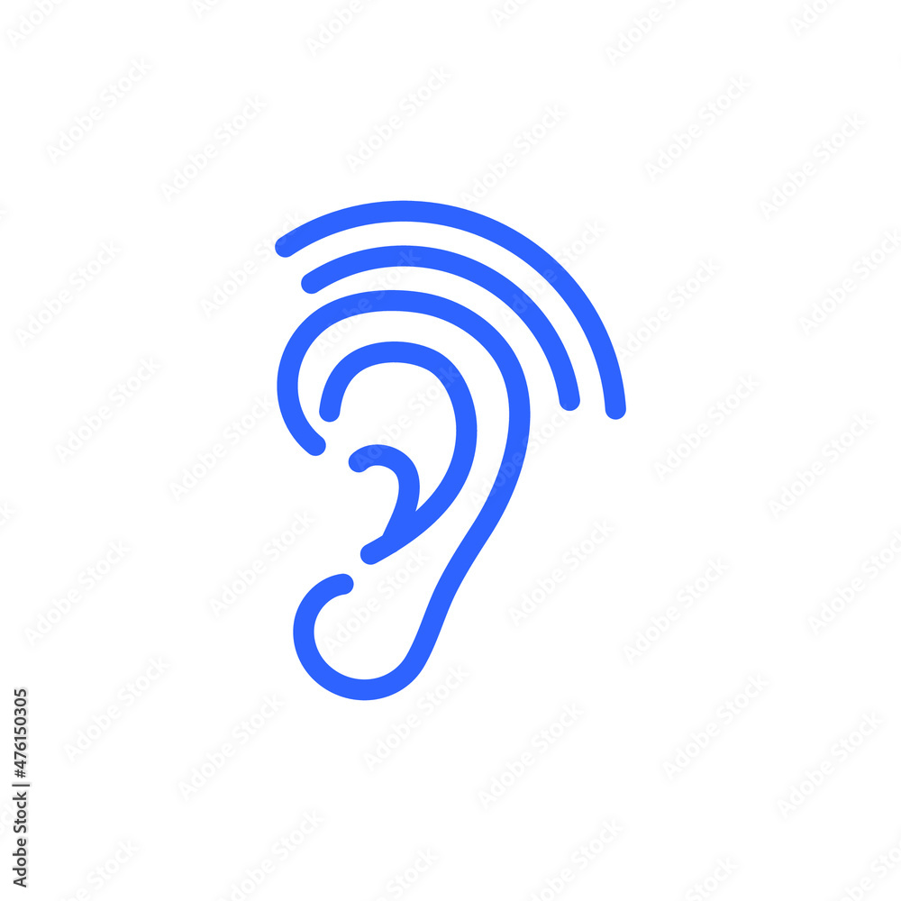 Audiology Simple Modern Logo Vector and Stock Images Audiology Simple Modern Logo Vector and Stock Images