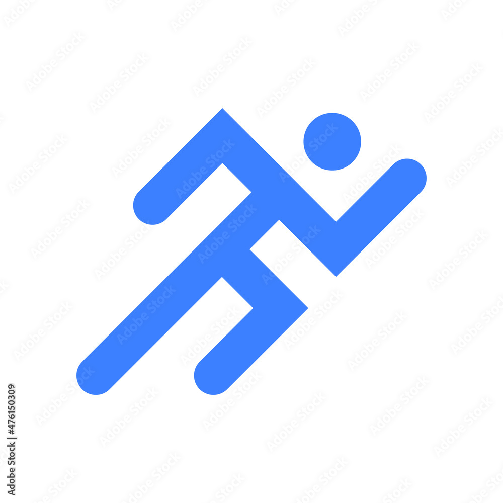 Run Icon Simple Logo Vector and Stock Images Run Icon Simple Logo Vector and Stock Images