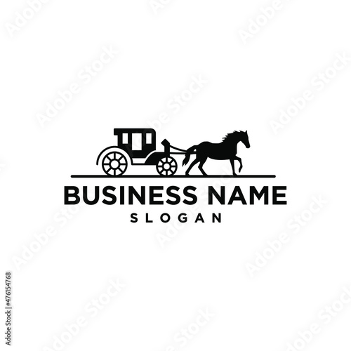 Hourse Carridge Simple Modern Logo