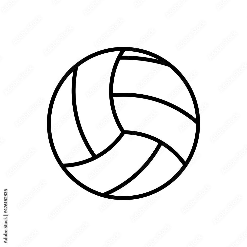volleyball icon vector design templates