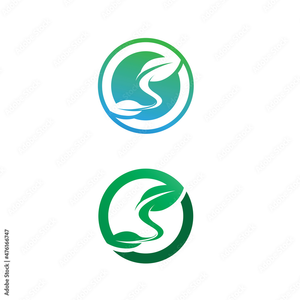 tree leaf Logos and vector design  of green Tree leaf ecology