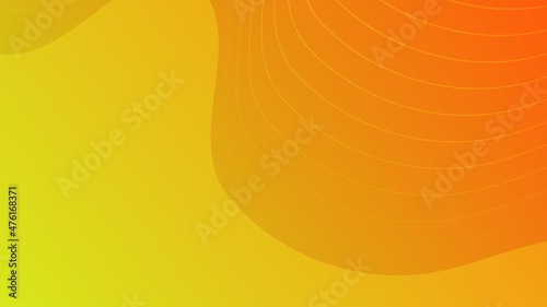 Modern colorful gradient background with wave lines
