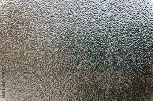 Texture of condensed water on a window.