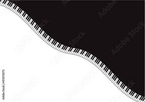 ピアノのイラスト背景素材